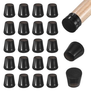 Unique Bargains Silicone Felt Durable Multipurpose Chair Leg Floor Protectors 32 Pcs - 1 of 4