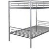NicBex Twin Over Twin/Full Over Full Sturdy Metal Bunk Bed,Detachable Junior Bunk Bed Platform with Safety Guardrails&Ladder,250/350lbs Max - 4 of 4