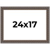 PosterPalooza | Ornate Black Picture Frame - UV Acrylic, Backing Board, Hanging Hardware Included - 2 of 4