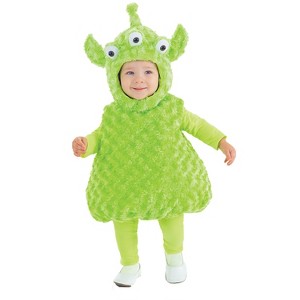 Halloween Express Toddler Alien Costume - Size 2T-4T - Green - 1 of 2