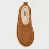 dluxe by dearfoams Women's Salma Slide Slippers - Chestnut - 3 of 4