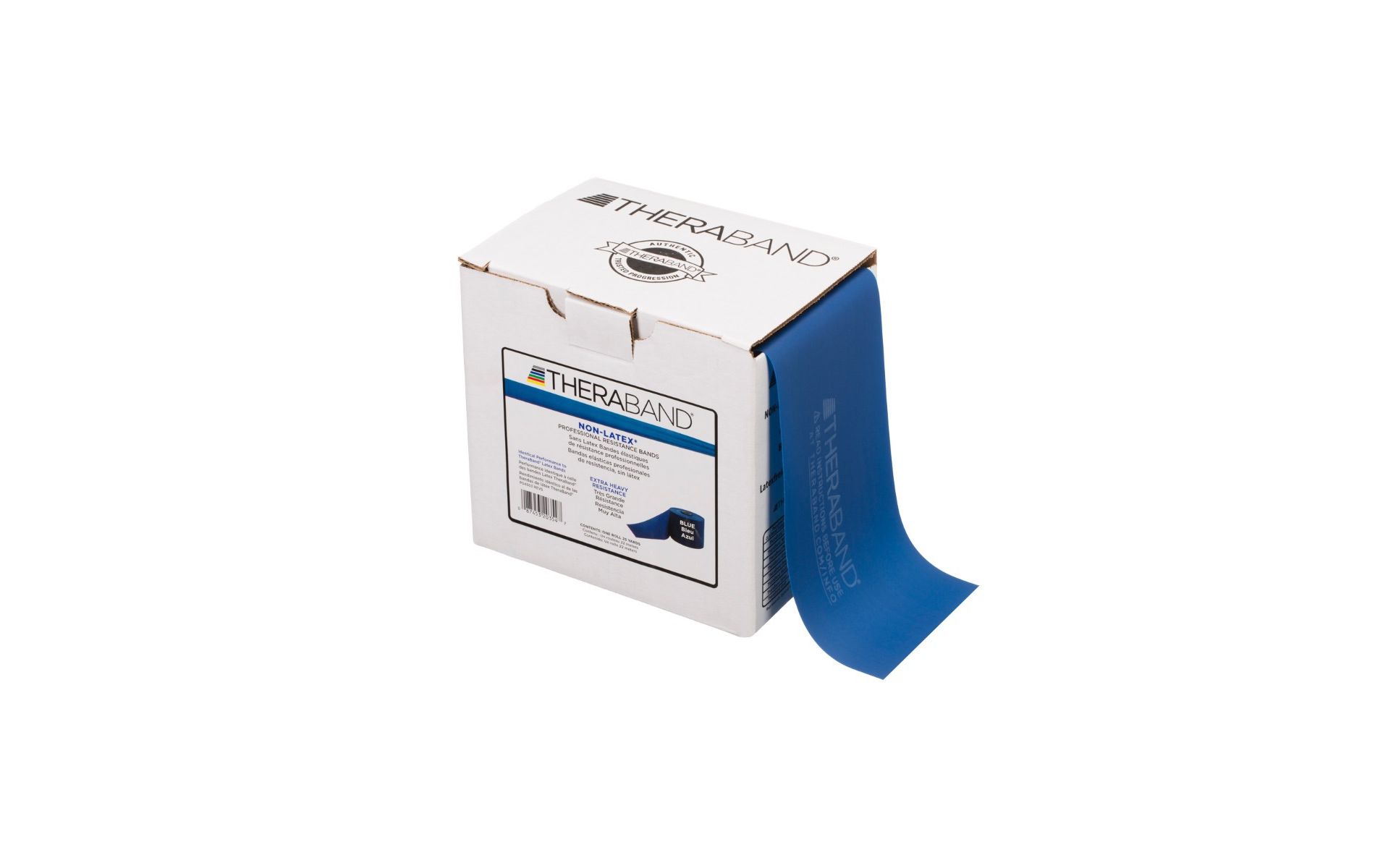 THERABAND Resistance Band, 25 YD Roll, Blue, Extra Heavy Thickness, 5.8 LBS Resistance, Level 5, Non-Latex