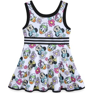 Disney Minnie Mouse and Daisy Duck Girls Sleeveless Dress for Infant and Toddler – Size 3T - 1 of 4