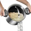 Gotham Steel Stainless Steel Pasta Pot with Built-In Strainer and Locking Handles – Twist, Drain & Serve Multi-Purpose Stock Pot - 2 of 4