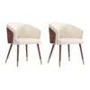 Set of 2 Reeva Modern Leatherette Upholstered Dining Chairs - Manhattan Comfort - 2 of 4