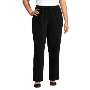 Lands' End Women's Sport Knit High Rise Corduroy Pants - 1 of 3