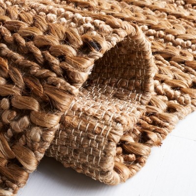 Handwoven Natural Jute 10' x 14' Reversible Area Rug