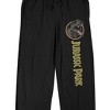 Jurassic Park Title Art Men's Black Sleep Pajama Pants - image 2 of 3