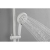 Kumasinova 4-Function Shower System Set with 10" Fixed Rain Showerhead,Dual Shower Head Combo with Adjustable Slide Bar and Soap Dish - 3 of 4