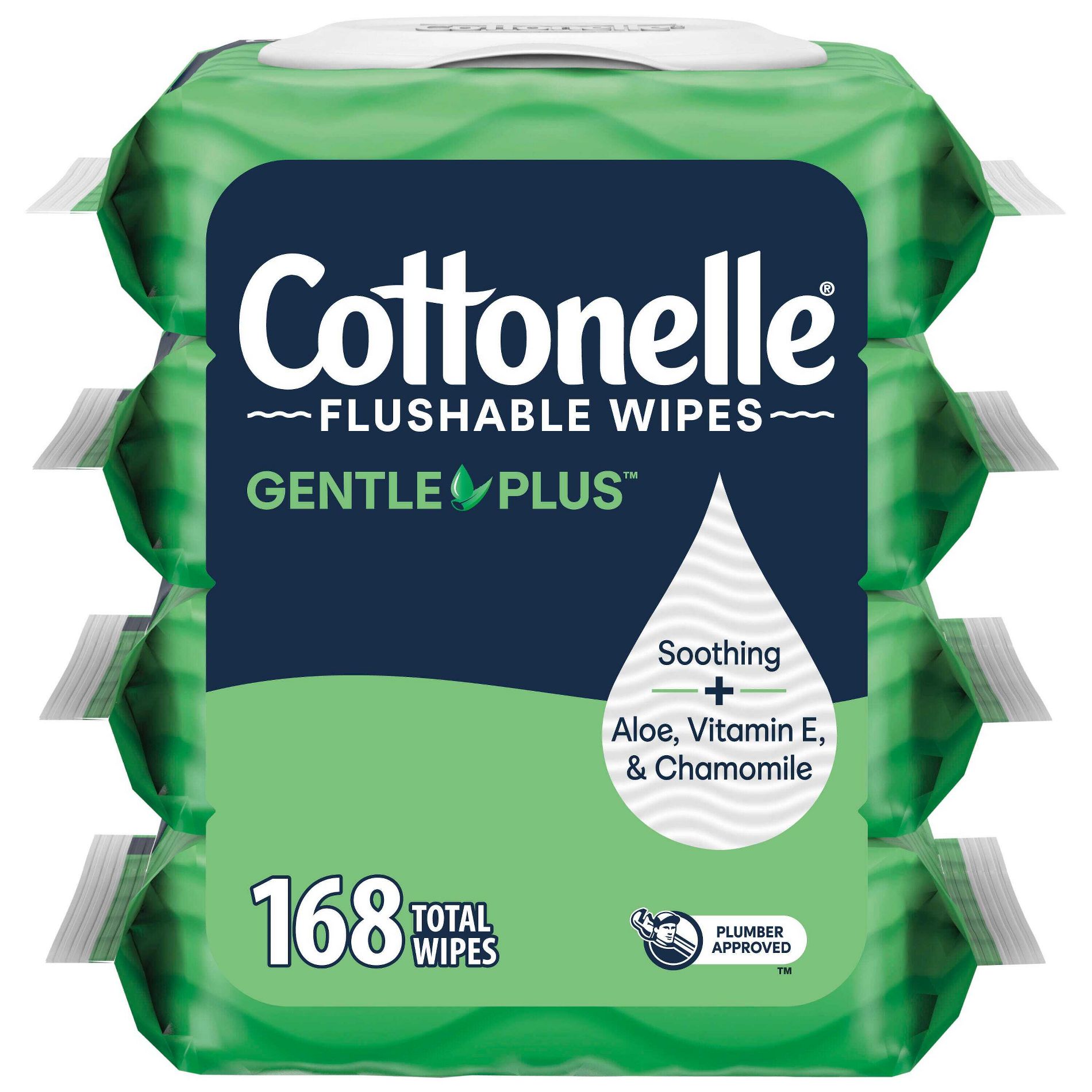 Cottonelle GentlePlus Flushable Wipes