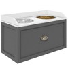 LOVMOR Large Elevated Dog Bowls with Storage - 2 of 4