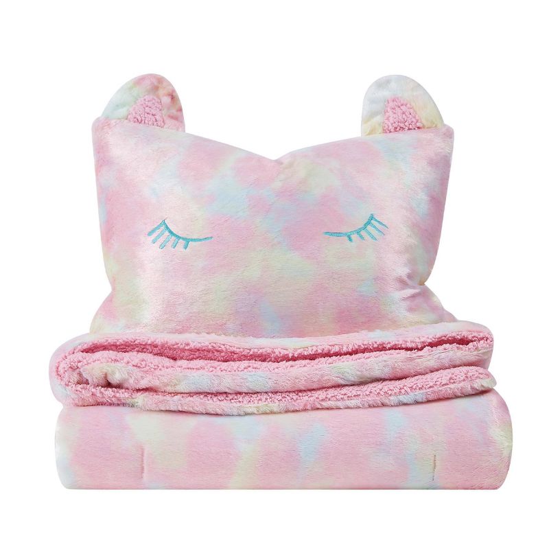 Rainbow Sweetie Comforter Set Pink - My World, 4 of 7