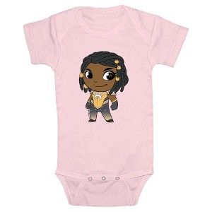 Infant's DC Super Friends Chibi Naomi McDuffie Bodysuit - 1 of 3