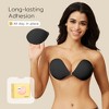 Niidor Adhesive Bra Strapless Sticky Invisible Push up Silicone Bra for Backless Dress with Reusable Nipple Covers - 2 of 4