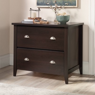Cinnamon Cherry 2-Drawer Lockable Lateral File Cabinet