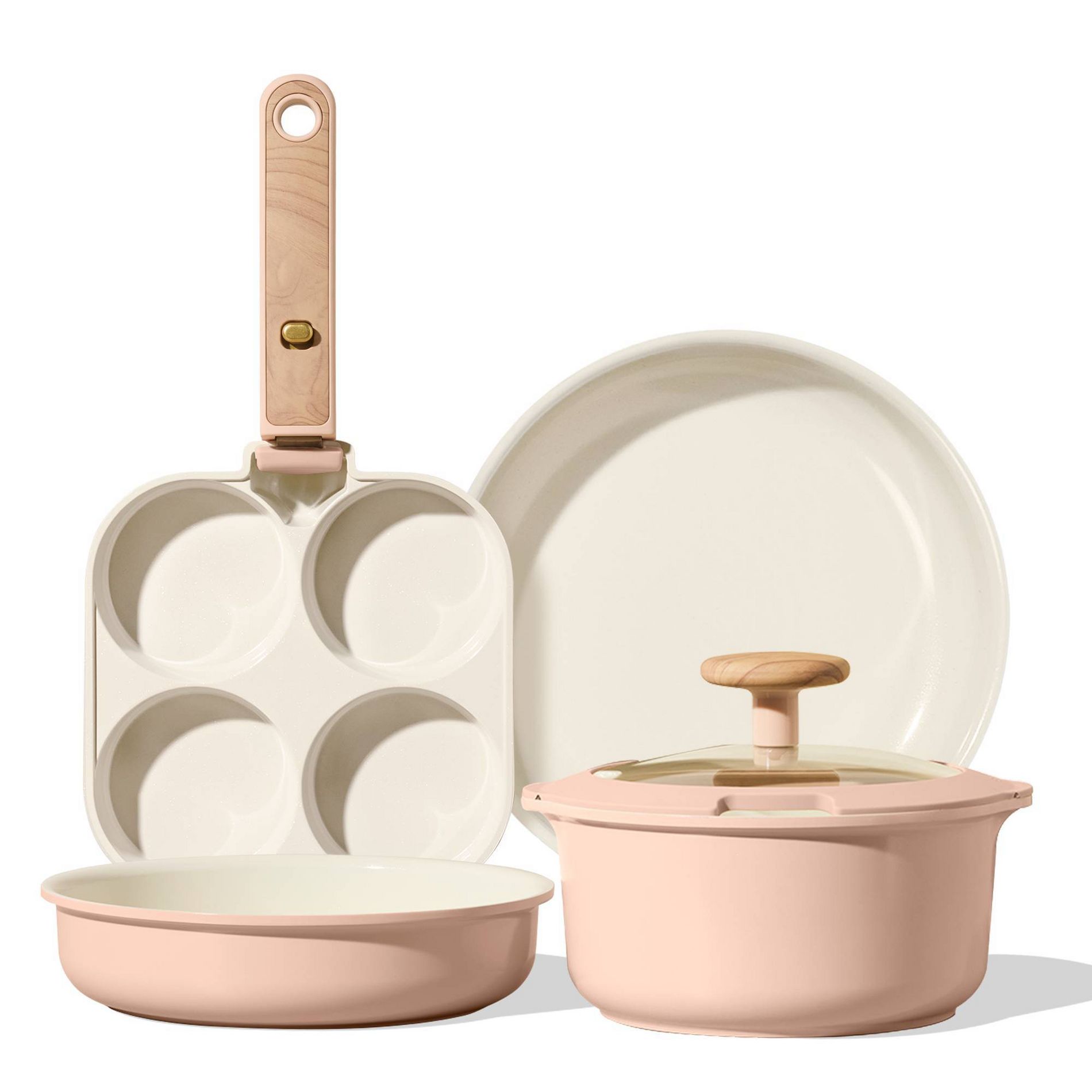 Carote 6pc Ceramic Nonstick Detachable Cookware Set