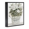 Stupell Industries Farmhouse Planter White Rose Blossoms, 17" x 17" - 3 of 4