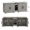 Cat Litter Box Furniture with Double Room, Hidden Litter Box Furniture, Cat Cabinet Enclosure for 2 Cats - 3 of 4