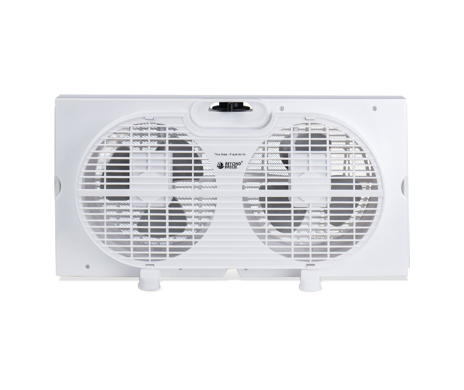BEYOND BREEZE 9 inch Twin Window Fan, 2-Speed Expandable Dual Window Fan for Home, Manual Controls