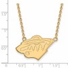 Black Bow Jewelry 14k Yellow Gold Minnesota Wild NHL Necklace 18 Inch - 2 of 4