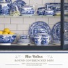 Spode Blue Italian Round Covered Deep Dish with Lid, Oven Safe, 2 Quarts - Blue/White - 2 of 4