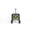SKRAN Foldable Extended Heavy Duty 300L Folding Utility Cart with 220lbs Weight Capacity with Big All-Terrain Beach Wheels & Drink Holders - 4 of 4