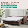 Reversible High-end Sleeper Sofa With Memory Foam Mattress Couch Bed - 4 of 4