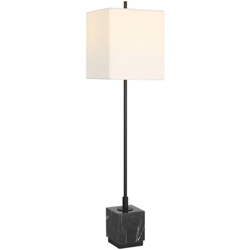 Uttermost Escort Satin Black Metal Buffet Table Lamp : Target