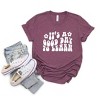 Simply Sage Market Women's Good Day To Learn Flowers Short Sleeve Graphic Tee - 3 of 4