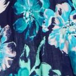 navy painted floral