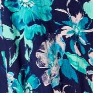 navy painted floral
