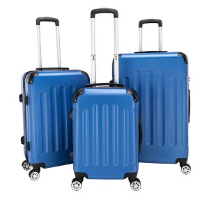 KTMBDW Luggage Set of 3 Hardside Suitcase Sets with TSA Lock, 4 Spinner Wheels for Carry On Check-in Business Trip - 1 of 4
