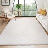 Runner Rug,Non-Slip Stain Resistant Fluffy Nursery Rug,Ultra Soft Shag Throw Carpet Solid Color Indoor Floor Carpet for Bedroom - 3 of 4