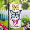 Evergreen Garden Flag Butterfly Fields Double Sided Indoor Outdoor Decor 18" x 12.5" - 2 of 2