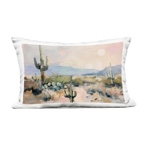 Stupell Industries Prairie Desert with Cacti Outdoor Decorative Throw Pillow, 14 x 20 - 1 of 3