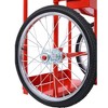 Double Cylinder Cart, Dual Oxygen Tank Cart Dolly with 2 Hinges, 2 20" Phneumaticr Wheels, Removable 220 Lbs Load Capacity Cart, Space Saving - 3 of 4