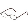 FlexPlus Designer Blue Light Blocking Reading Glasses Model 96 Shiny-Brown 43mm - 2 of 4