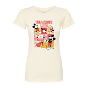 Women's - Disney - Teacher Life Fitted Graphic T-Shirt - 1 of 2