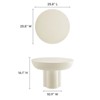 Modway Caspian Round Concrete Coffee Table - 4 of 4