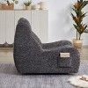 PAGED Comfy Accent Chair Modern Bean Bag Chair with Armrests and High-density Foam Filling, Chenille Reading Chair for Living Room, Bedroom - 2 of 4