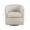 NicBex Accent Chair Swivel Chair Wood Frame Arm Chair Lounge Chair Modern Reading Chair Comfy Chair for Living Room - 4 of 4