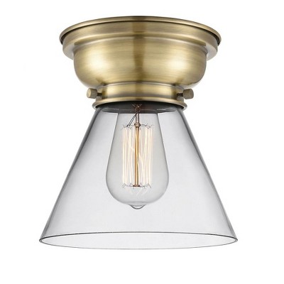 Cone - 1 Light Flush Mount In Industrial Style-7.4 Inches Tall and 7.75 Inches Wide