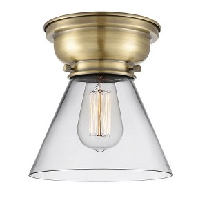 Cone - 1 Light Flush Mount In Industrial Style-7.4 Inches Tall and 7.75 Inches Wide - 1 of 1