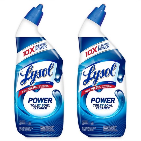Lysol Toilet Bowl Cleaner - Power Twin Pack - 24oz/2pk : Target