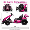 COZONY 24V Kids Electric Drift Kart, 300W Motor 8.5MPH, EVA Tires, Adjustable Length, Drift/Sport Modes, Brake Peda - 2 of 4