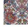 Global Vintage GLB06 Ivory/Blue Area Rug Colorful Vintage Damask By Nourison - 4 of 4