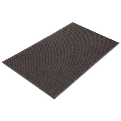 3'x5' Rectangle Solid Floor Mat Brown - Crown