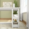 Plank+Beam Solid Wood Desk with Bookshelves for Computer, Gaming, Study, Desk for Home Office, 55" - 4 of 4