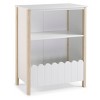 Melbourne Modern White and Natural Solid Wood Finish Kids' Bookcase - Powell: Kids Storage, MDF & Brazilian Pine - 2 of 4