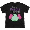 Easter I'm A Peeple Person Peeps Kids T-Shirt For Youth Black - 2 of 4